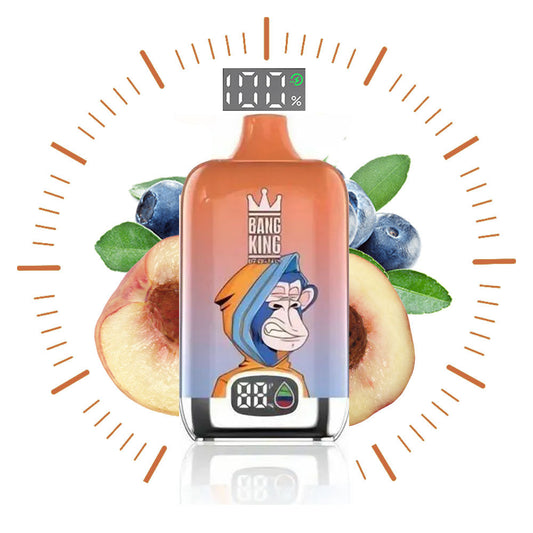 BANG KING Vape Original 15000 Puffs Digital Price Free Shipping Sweden Romania Italy Germany-650mAh Battery, 25ml E-liquid, Multiple Nicotine 10 Flavors