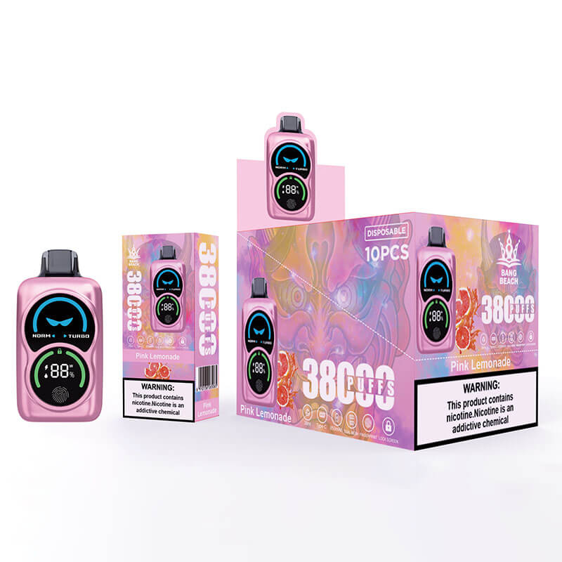 Bang Beach 38000 Puffs Disposable Vape 38ml 850mAh 12 Flavors