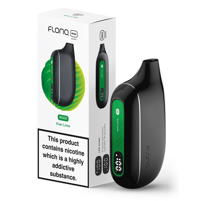 Flonq Max Smart 8000 - 20ml Disposable Vape | 8K Puffs | 2%/5% Nicotine