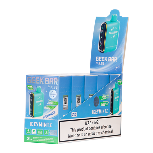 StoneMintz Geek Bar Pulse -IceyMintz -50mg Nicotine 16ml E-liquid 650mAh Battery