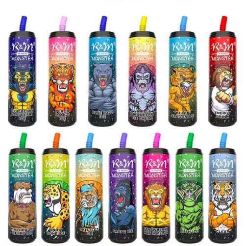 R&M Monster 7000 Puffs 5% Nicotine Rechargeable Disposable vape