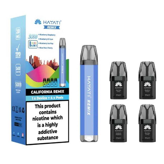 Hayati Remix 4 in 1 2400 Pod Vape Kit