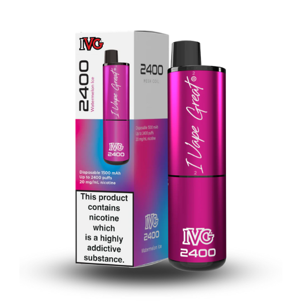 Watermelon Ice - IVG 2400 Disposable Kit