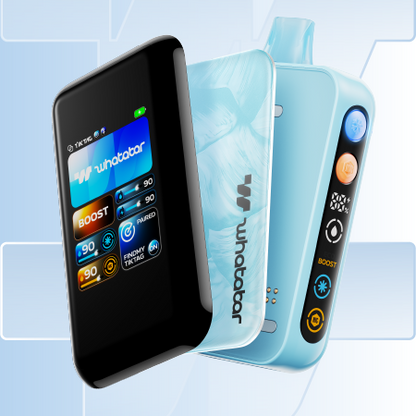 Whatabar Tik Tag 50000 Puffs Disposable Vape Wholesale-1000mAh battery, 25ml E-liquid, Multiple Nicotine 12 Flavors