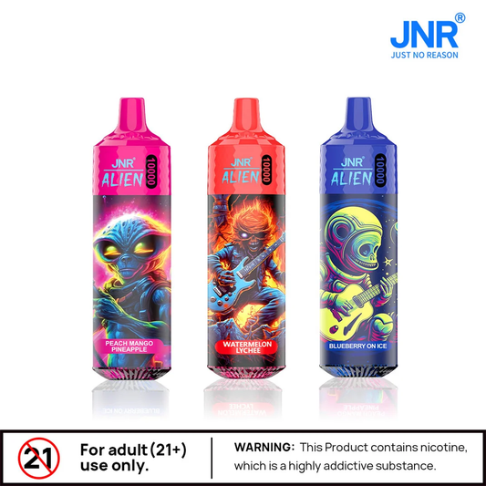 JNR Alien 10000 JNR Alien 10000 (Box of 10)Benefits of JNR Alien 10000 Wholesale from Vapes Europe WholesaleBenefits of JNR Alien 10000 Wholesale from Vapes Europe Wholesale