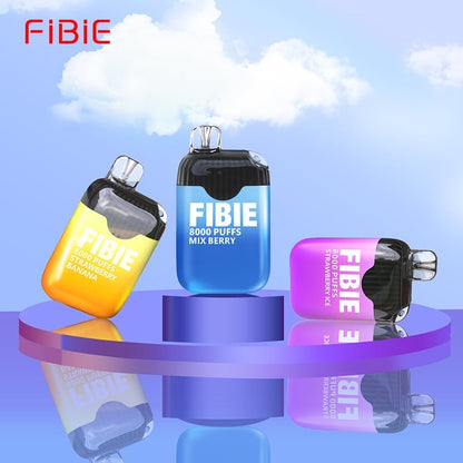 Strawberry--Ice-  FIBIE 8000 Puffs Disposable Vapor Wands(8000 PUFFS)