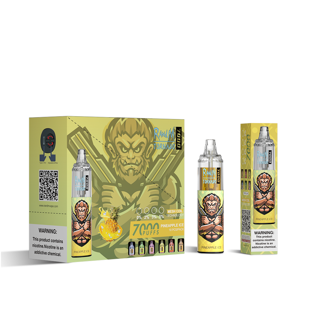 RAndM Tornado 7000 Puffs Disposable Vape Pack Of 10