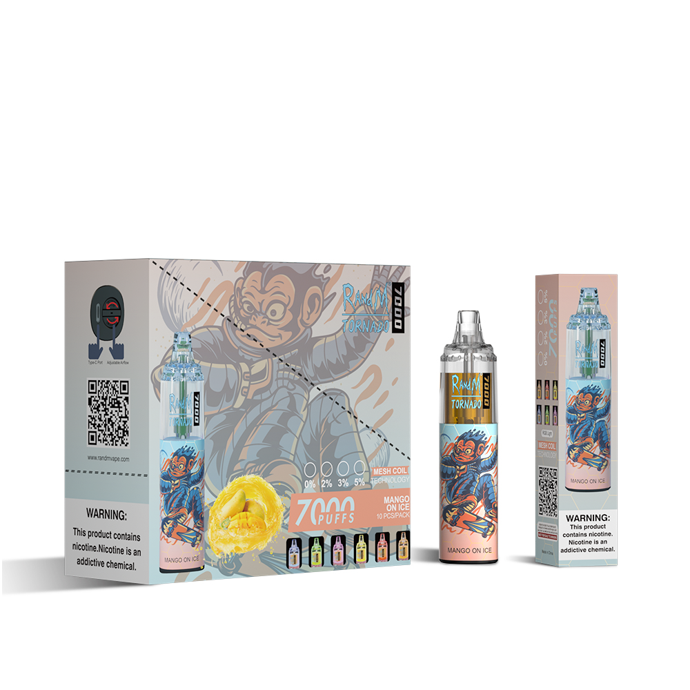RAndM Tornado 7000 Puffs Disposable Vape Pack Of 10