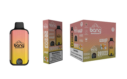 Bang 20000 Puffs Vape 20K Disposable Vape Pen(0% to 5% Nicotine)E Cigarette Prefilled 25ml 650mAh Battery 12 Flavors
