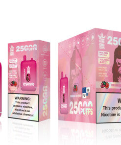 Bang King 25000 Puffs - （23ml+23ml ）e-liquid Dual Tank (0% to 5% Nicotine) 650mAh Battery 12 Flavors