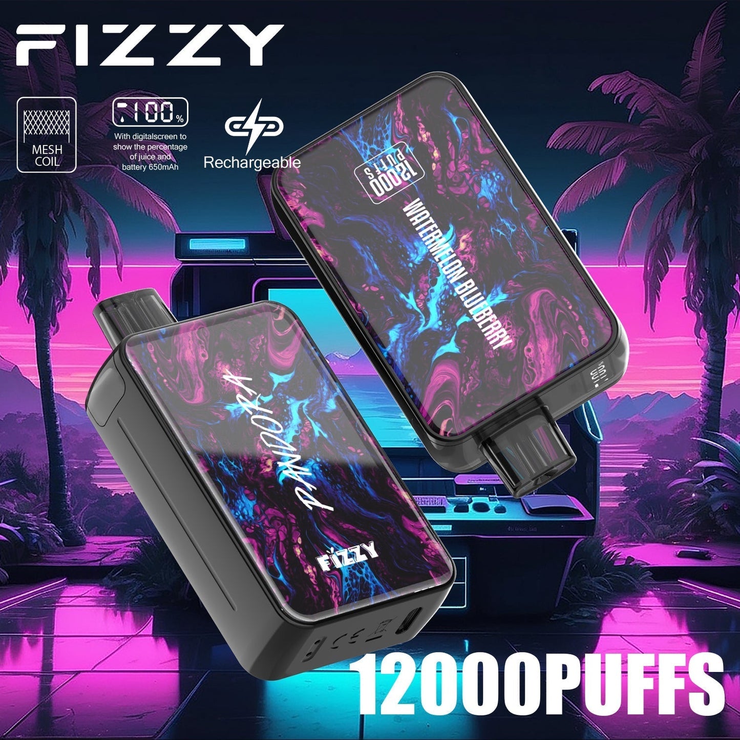 FIZZY PANDORA 12000 Puffs Disposable Vape Wholesale