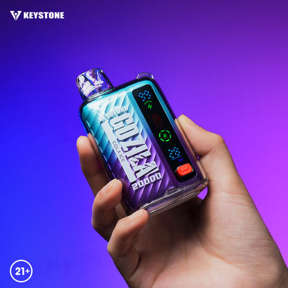 KEYSTONE Gozila 20000 Puffs Disposable Vape Wholesale-900mAh battery, 20ml E-liquid, Multiple Nicotine 15 Flavors