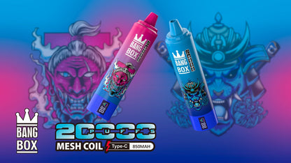 BANGBOX 20000 Puffs Disposable Vape Wholesale-850mAh Battery, 35ml E-liquid, Multiple Nicotine 12 Flavors