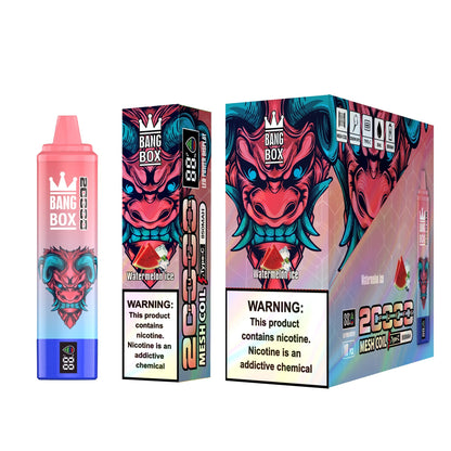 BANGBOX 20000 Puffs Disposable Vape Wholesale-850mAh Battery, 35ml E-liquid, Multiple Nicotine 12 Flavors