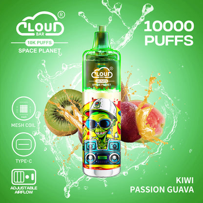 Cloud Multi Flavor 10000 Puffs  5% Rechargeable Vapes Pen 18ml for Cigarettes Lovers 10 Flavors