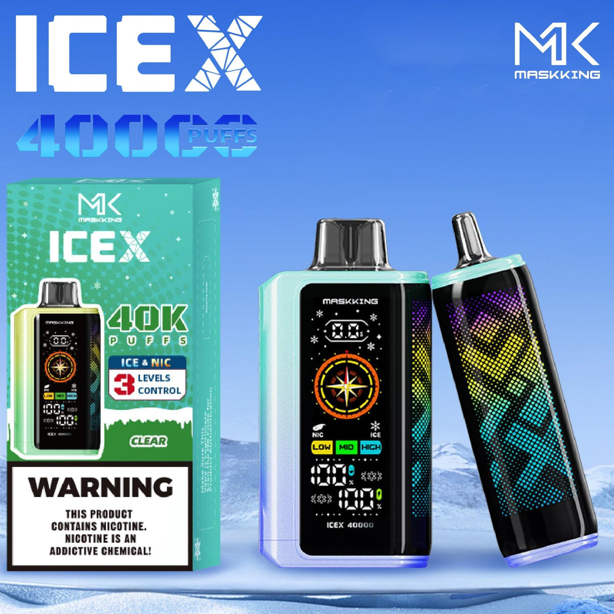 MASKKING ICEX 40000 Puffs Disposable Vape Wholesale