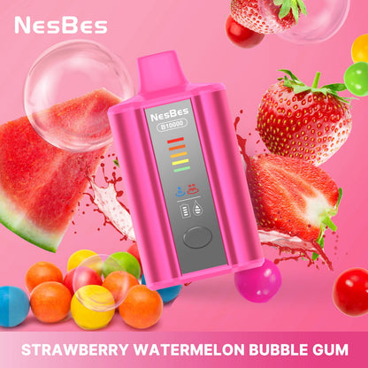 NESBES B10000 Puffs Disposable Vape Wholesale-700mAh battery, 17ml-E-liquid, Multiple Nicotine 8 Flavors