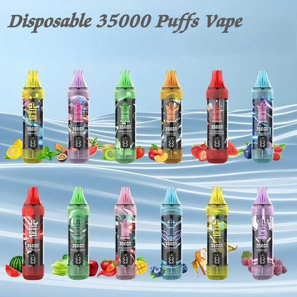 BANGKING 35000 PUFFS Bulk Sale Cheaper Disposable Tornado Vape-1000mAh Battery, 23ml E-liquid, Multiple Nicotine 10 Flavors