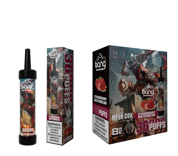 Bang 36000 Puffs Disposable Vape -650mAh Battery, 40ml E-liquid, Multiple Nicotine 12 Flavors
