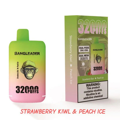BANGLEADER 32000 PUFFS DUAL FLAVORS Vape Good Sale Discount Price-650mAh Battery, 28ml E-liquid, Multiple Nicotine 12 Flavors