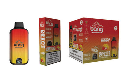 Bang 20000 Puffs Vape 20K Disposable Vape Pen(0% to 5% Nicotine)E Cigarette Prefilled 25ml 650mAh Battery 12 Flavors