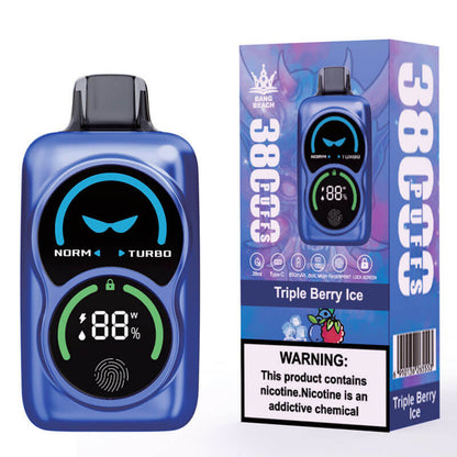 Bang Beach 38000 Puffs Vape - 38ml 850mAh E-liquid, 0%-5% Nicotine, 12 Flavors