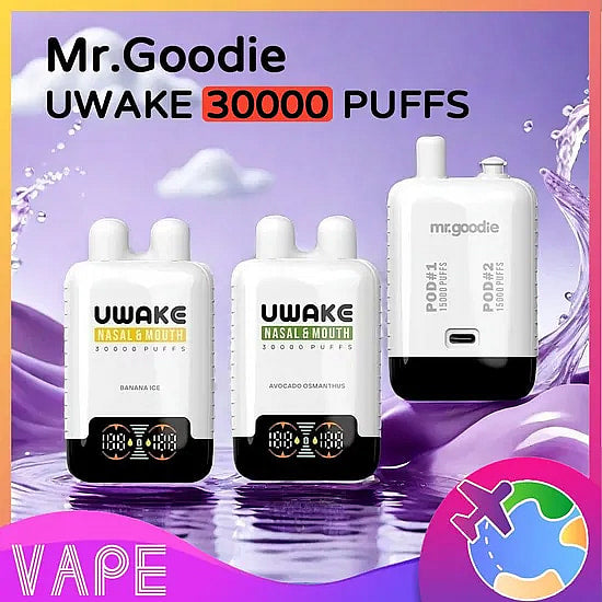 Mr.Goodie UWAKE 30000 Puffs Nasal & Mouth Disposable Vape