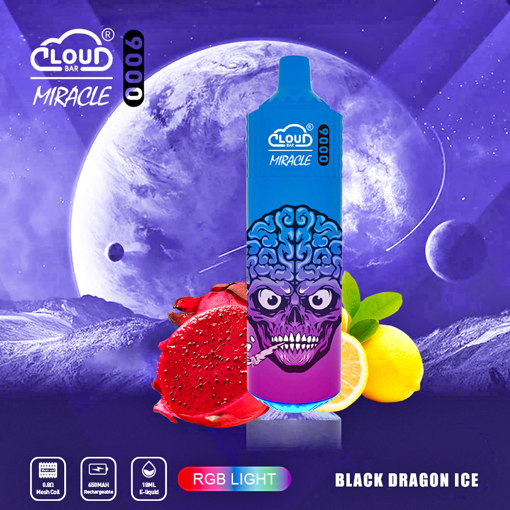 Cloud Bar  9000 Puffs  5% Rechargeable Electronic Vapes Pen 18ml 650MAH 11 Flavors for Cigarettes Lovers