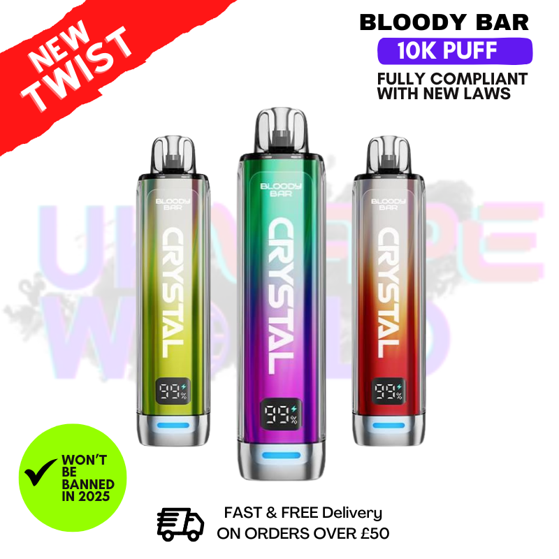 Bloody Bar Crystal 10K Puff Pod Kit -
