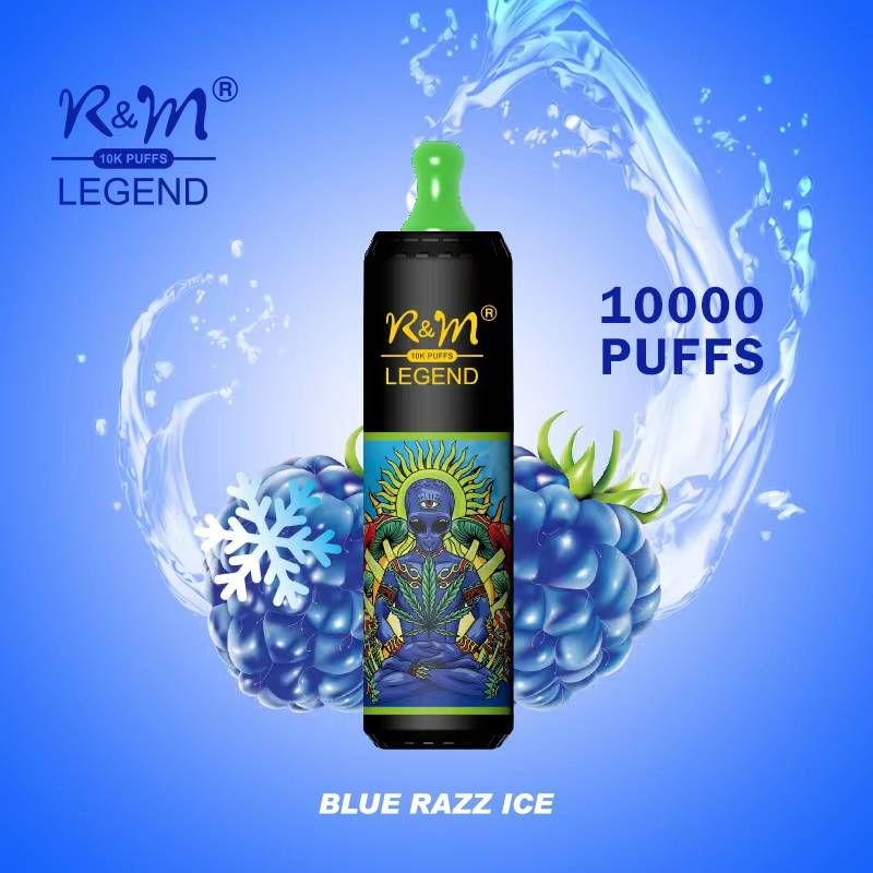 R&M 10000 puffs  10K  Fruit Flavor Portable Stylish High-quality E-lectronic c igarette Vape E-liquid V aporizer Pod system Include Nicotine 19 flavors