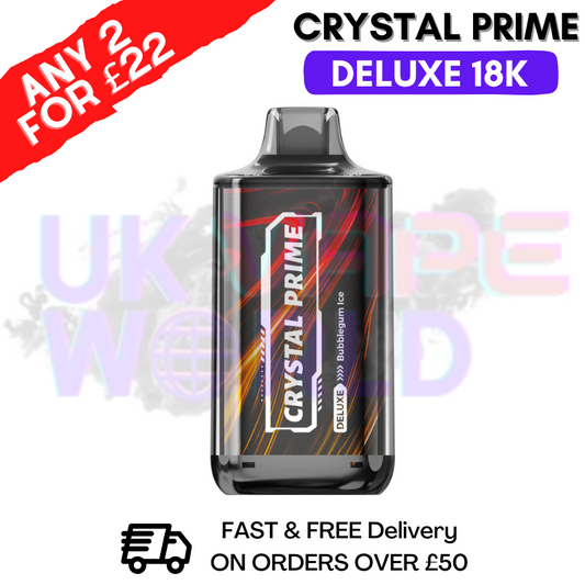 Bubblegum ICE Crystal Prime Deluxe 18000 Puffs 18K PUFF