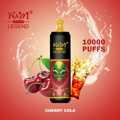 R&M 10000 puffs  10K  Fruit Flavor Portable Stylish High-quality E-lectronic c igarette Vape E-liquid V aporizer Pod system Include Nicotine 19 flavors
