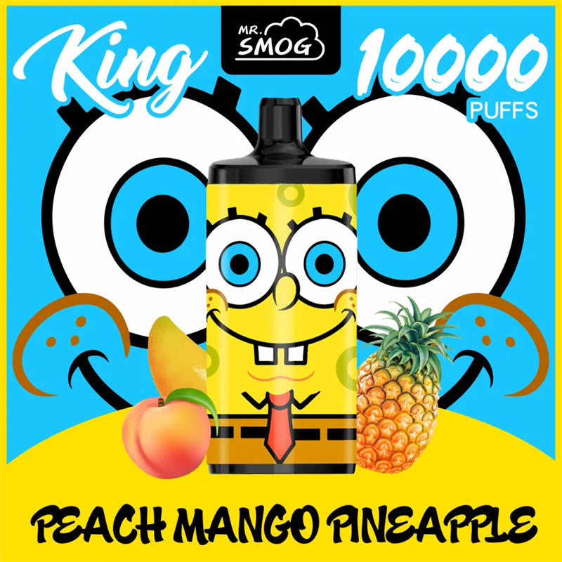 Original Vapsolo King 10000 Puffs Disposable E-Cigarettes 2% 5% 20ml Recharger Vape Vaper 10k Puff