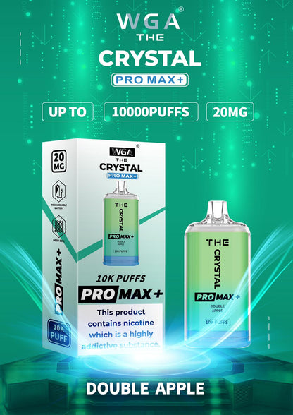 The Crystal Pro Max + 10000 Puffs Disposable Vape Pod