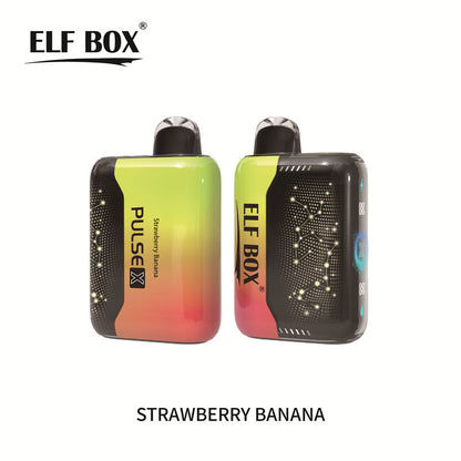 ELF BOX Pulse X 15000 25000 Puffs Disposable E Cigarettes Double Mode Dual Mesh Coil LED Display 0% 2% 3% 5% 18ml Prefilled Pod 650mah Rechargeable Battery Puff 15k 25k Pen