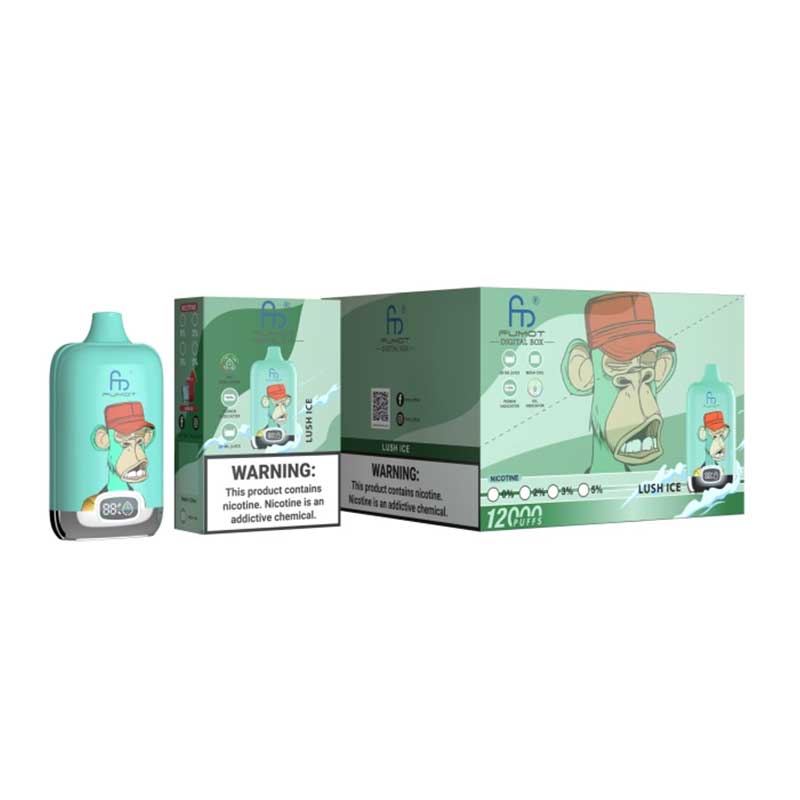 RAndM Digital Box 12000 Puffs Disposable Vape Box Of 10