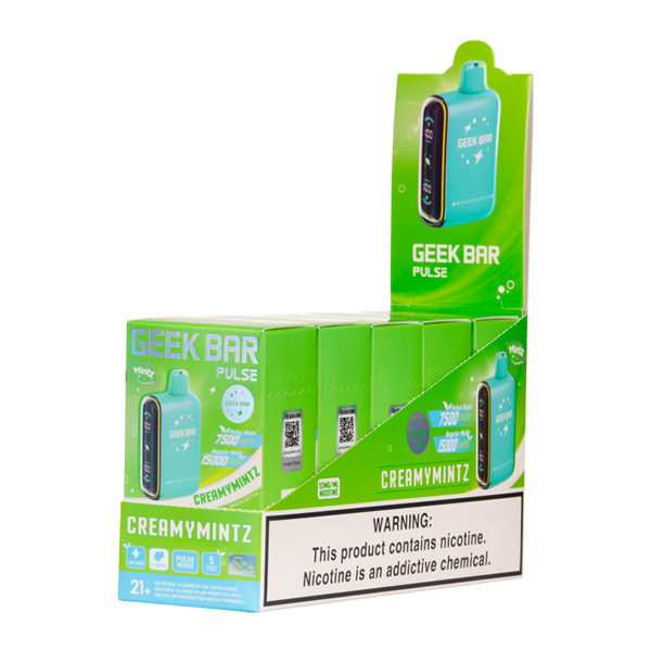 StoneMintz Geek Bar Pulse   50mg Nicotine 16ml E-liquid 650mAh  Battery