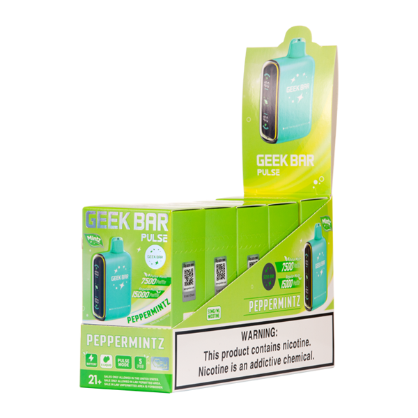 StoneMintz Geek Bar Pulse   50mg Nicotine 16ml E-liquid 650mAh  Battery