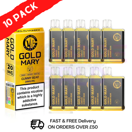 Summer Berry - Gold Mary 600Puff Box of 10