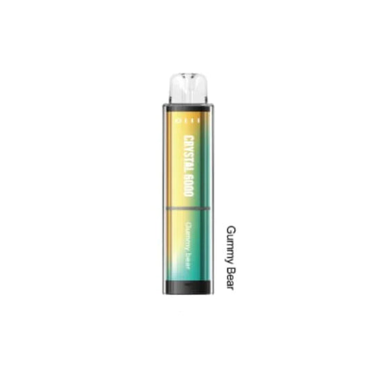 CRYSTAL 6000 Revolutionary 6K Puffs 20 mg 2 ml Disposable Vapes Bars By OLIT