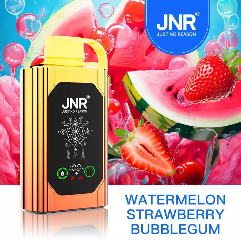 JNR Shisha Hookah Box 20500 Puffs Tornado Bar Smart Display Electronic Cigarette Vaper Disposable Vape-1000mAh Battery, 25ml E-liquid, Multiple Nicotine 15 Flavors