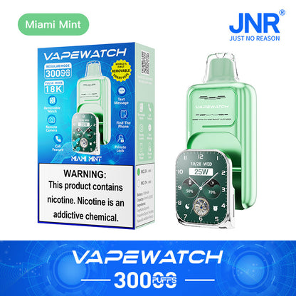 JNR Vape Watch 30000 Puffs Removable Display Disposable Vape