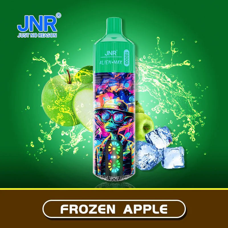 JNR ALIEN MAX 18000 Puffs Disposable E Cigarette Rechargeable Vape -850mAh Battery, 28ml E-liquid, Multiple Nicotine 22 Flavors