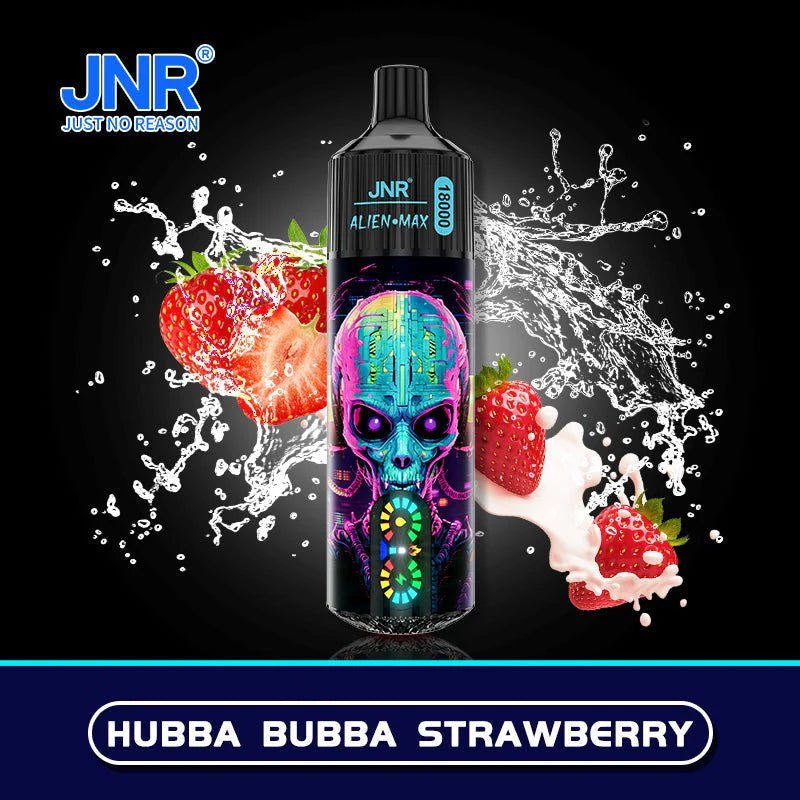 JNR ALIEN MAX 18000 Puffs Disposable E Cigarette Rechargeable Vape -850mAh Battery, 28ml E-liquid, Multiple Nicotine 22 Flavors