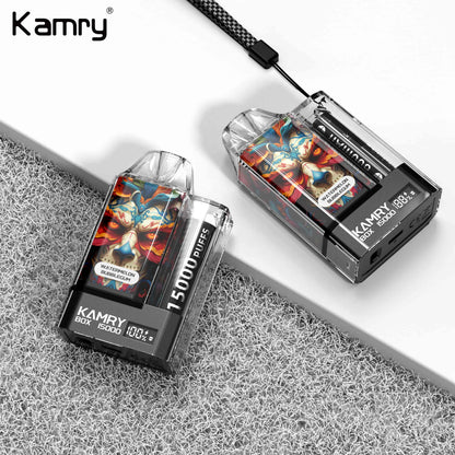 Kamry Box 15000 Puffs Disposable Vape Wholesale-500mAh battery, 30ml E-liquid, Multiple Nicotine 10 Flavors