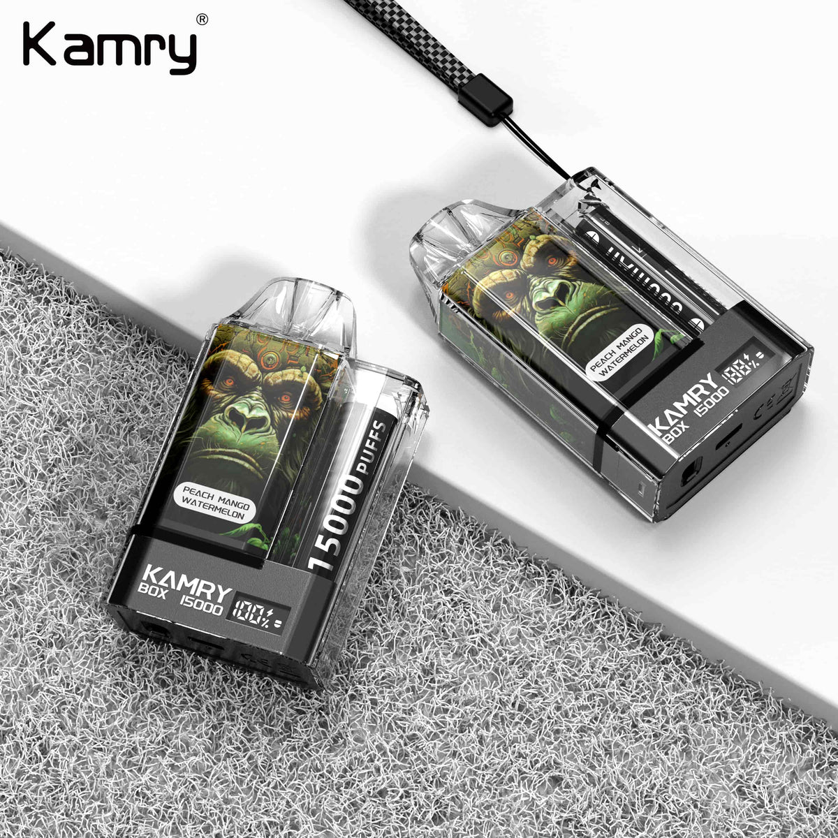 Kamry Box 15000 Puffs Disposable Vape Wholesale-500mAh battery, 30ml E-liquid, Multiple Nicotine 10 Flavors