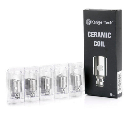 Kangertech Ceramic Replacement Coil for Subtank/Toptank/NEBOX 5pcs