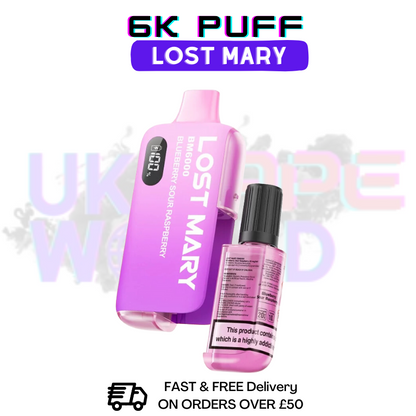 LOST MARY 6K Puff 6000 Refil Disposable Kit | Only £8