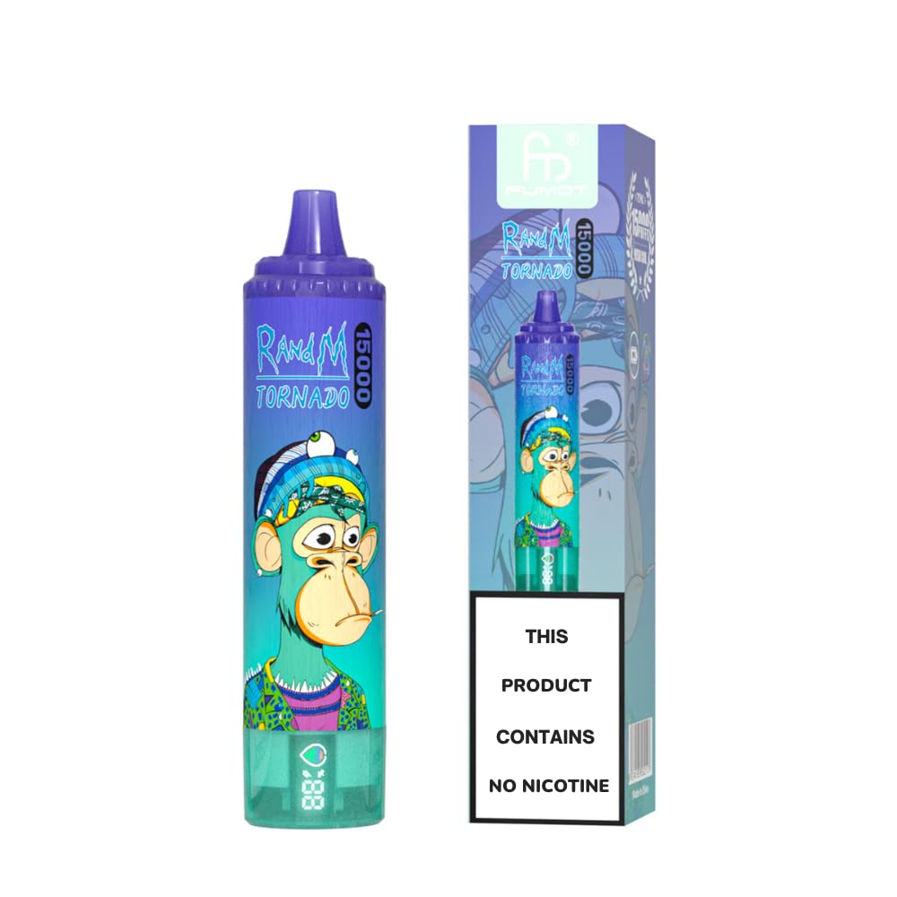 FUMOT RandM Tornado 9000 puff Disposable Vape 18ML 850mAh 43 Flavors In Sales.