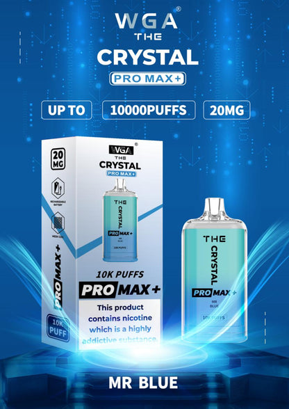 The Crystal Pro Max + 10000 Puffs Disposable Vape Pod